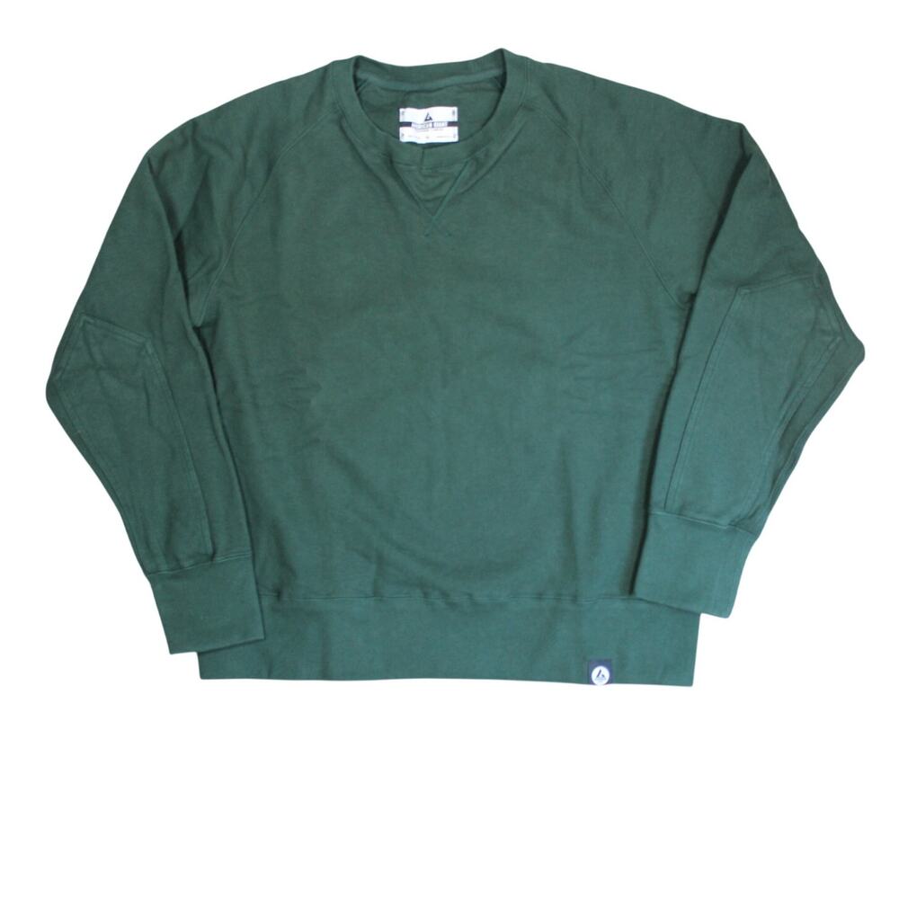 American Giant Sweatshirt Green Mens XL Heavyweight USA Minimalist
